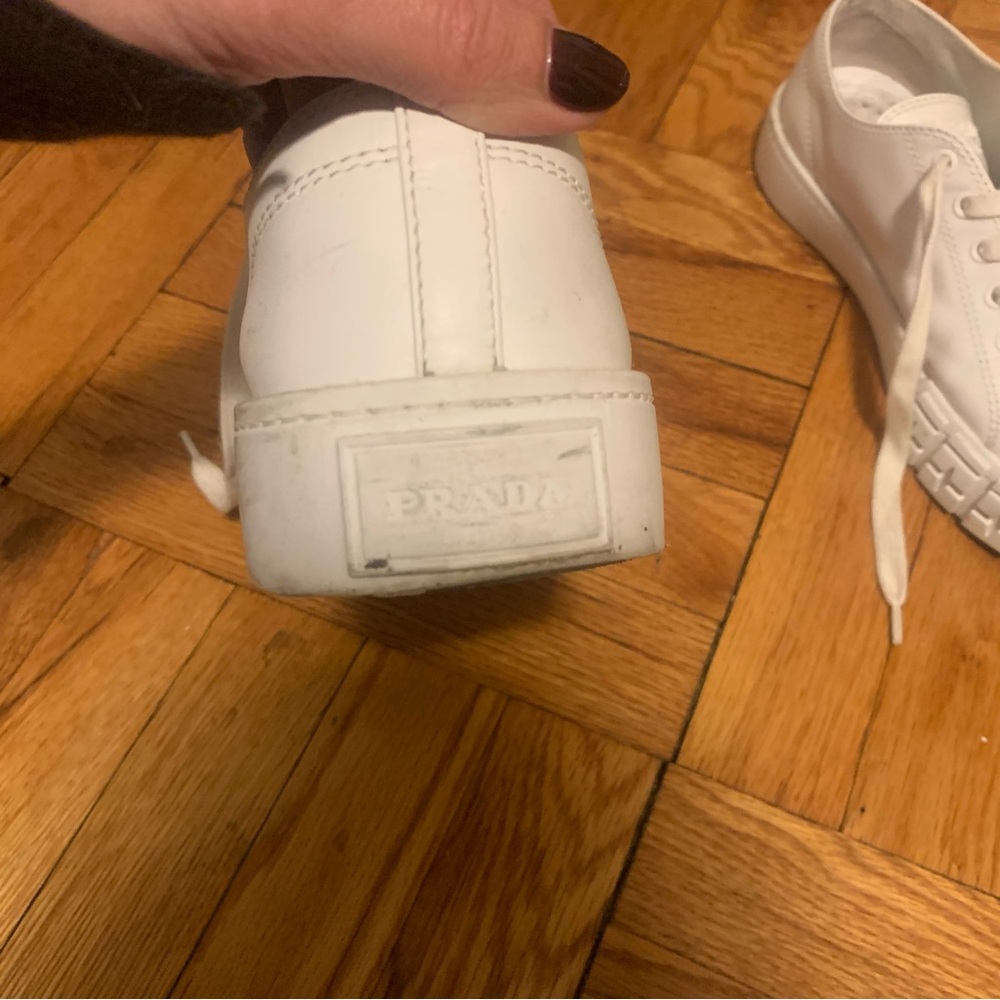 Prada Leather Wheel Sneakers - Picture 9 of 11